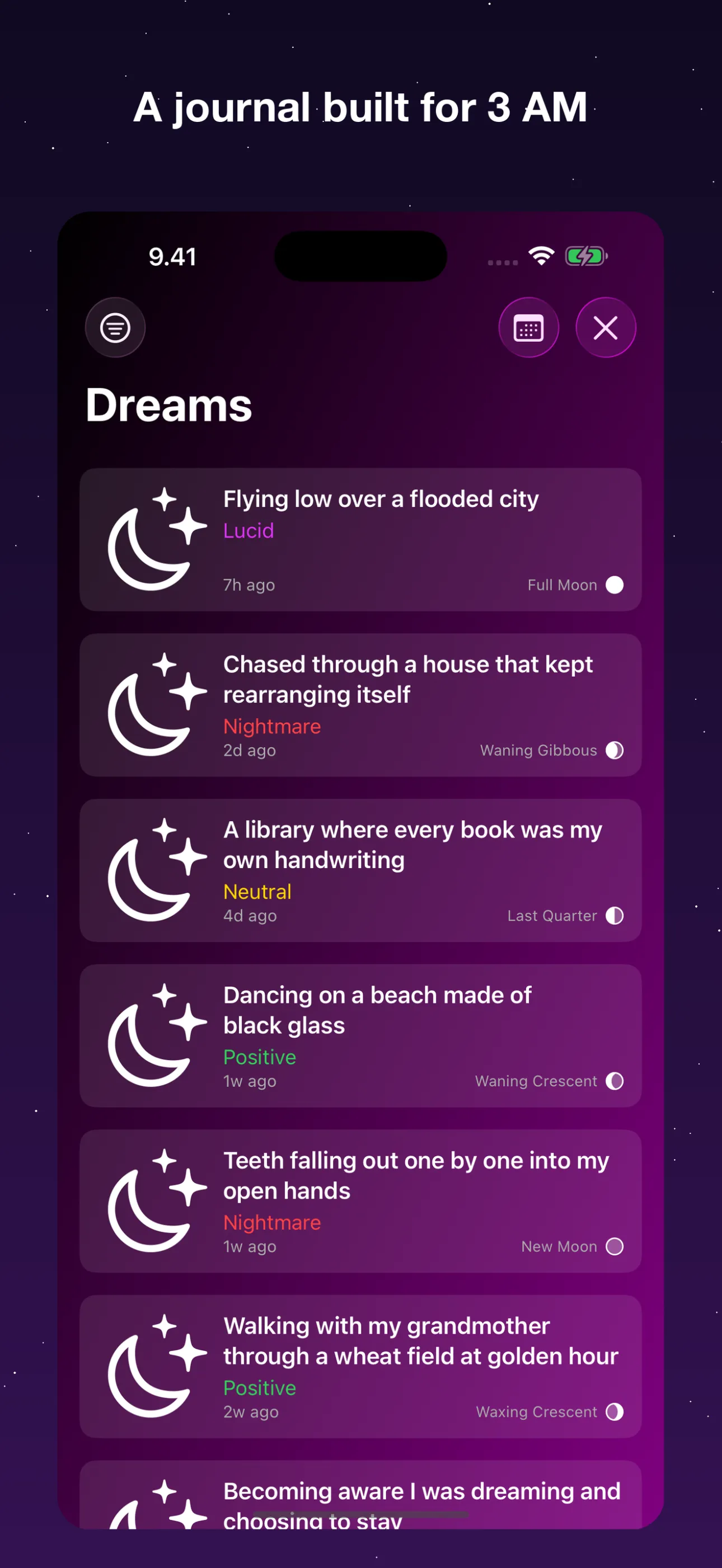 Dream Eater — Your private dream journal