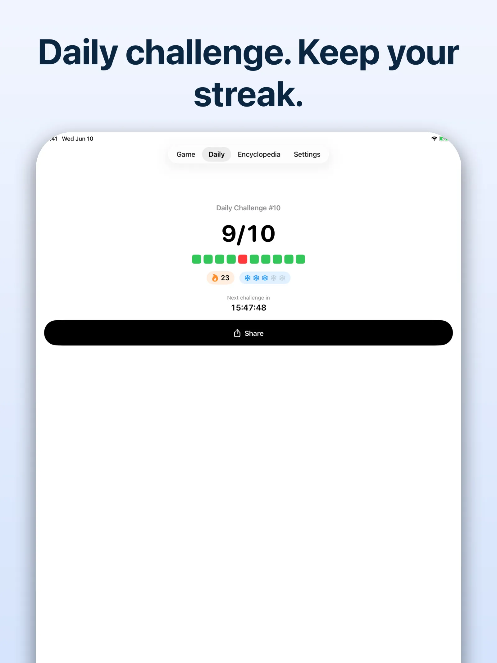 Master of Flags — Daily Challenge and streaks