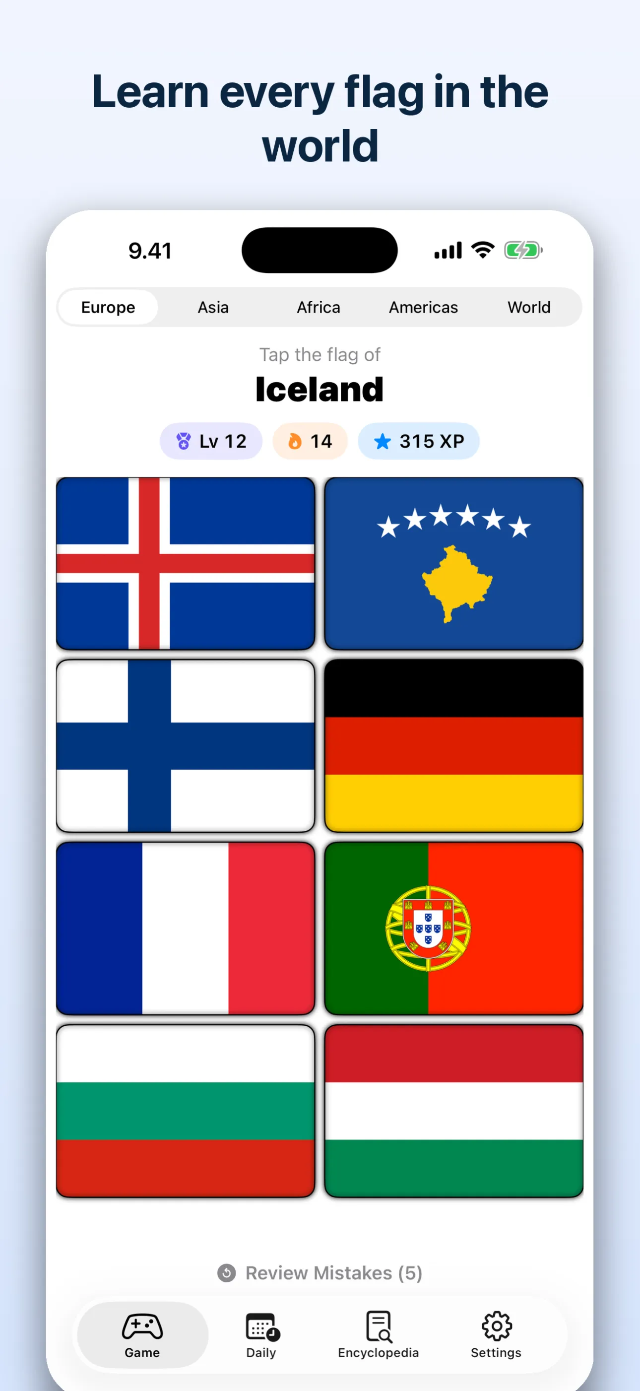 Master of Flags on iPhone