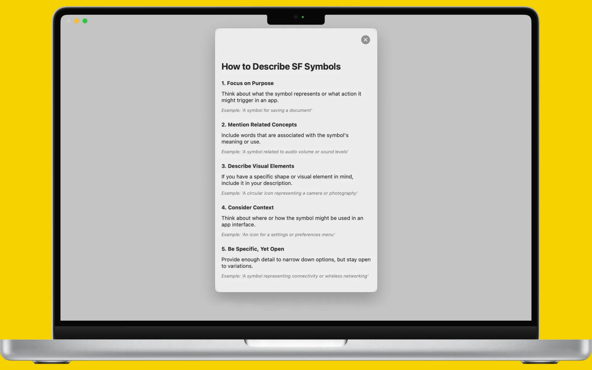 SForesight — Plain-language search field