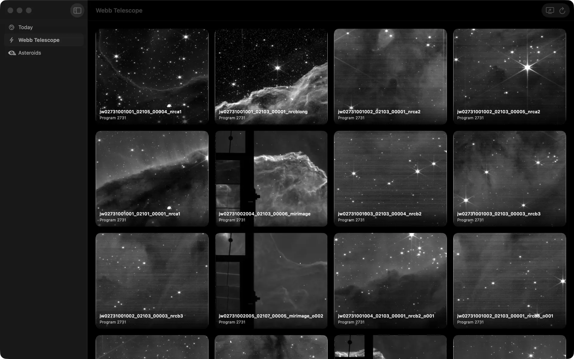 Solar Beam — Webb deep-space gallery